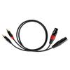 Cabletech XLR - 2RCA Connection Cable 1m
