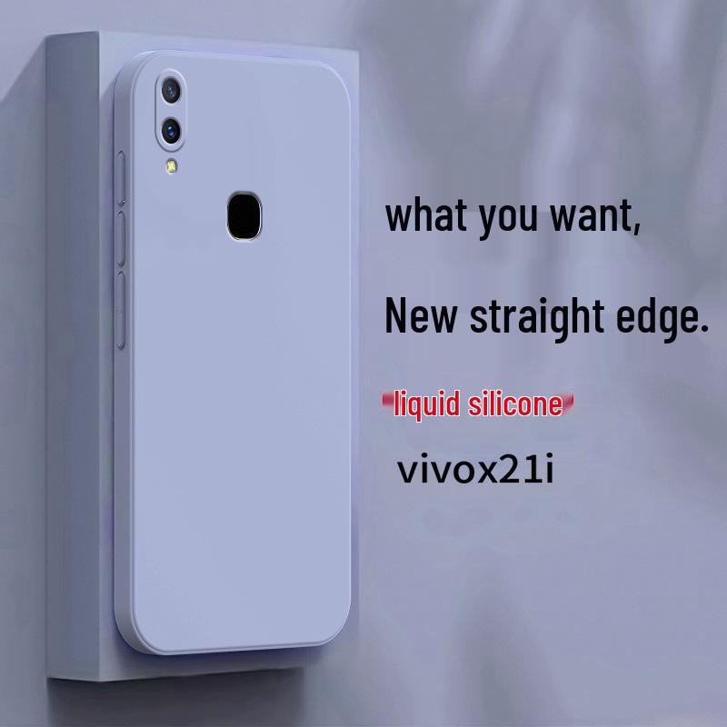 Vivo X21i Drop-Proof Silicone Case with Rear Fingerprint Access
