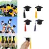 Felts Graduation Cap For Commencement Ceremony Party Photo Props And Costume Accessories Headwear for Degreeholders