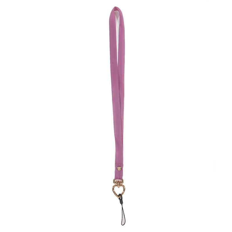Webbing Diy Lanyard Love Mobile Phone With Keychain Lanyard Hanging Neck Color Webbing Key Rope Webbing