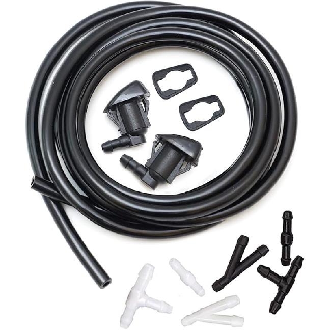 Toyota Windshield Washer Nozzles Kit - Replaces OEM #85381-AE020, Fits 04-10 Sienna, 05-12 Corolla, 04-08 Solara, 00-05 Tundra