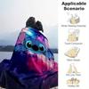 1pc Stitch Printing Blanket - Soft, All-Season Throw for Living Room, Bedroom,Personalized Gift with Adorable Cartoon Design