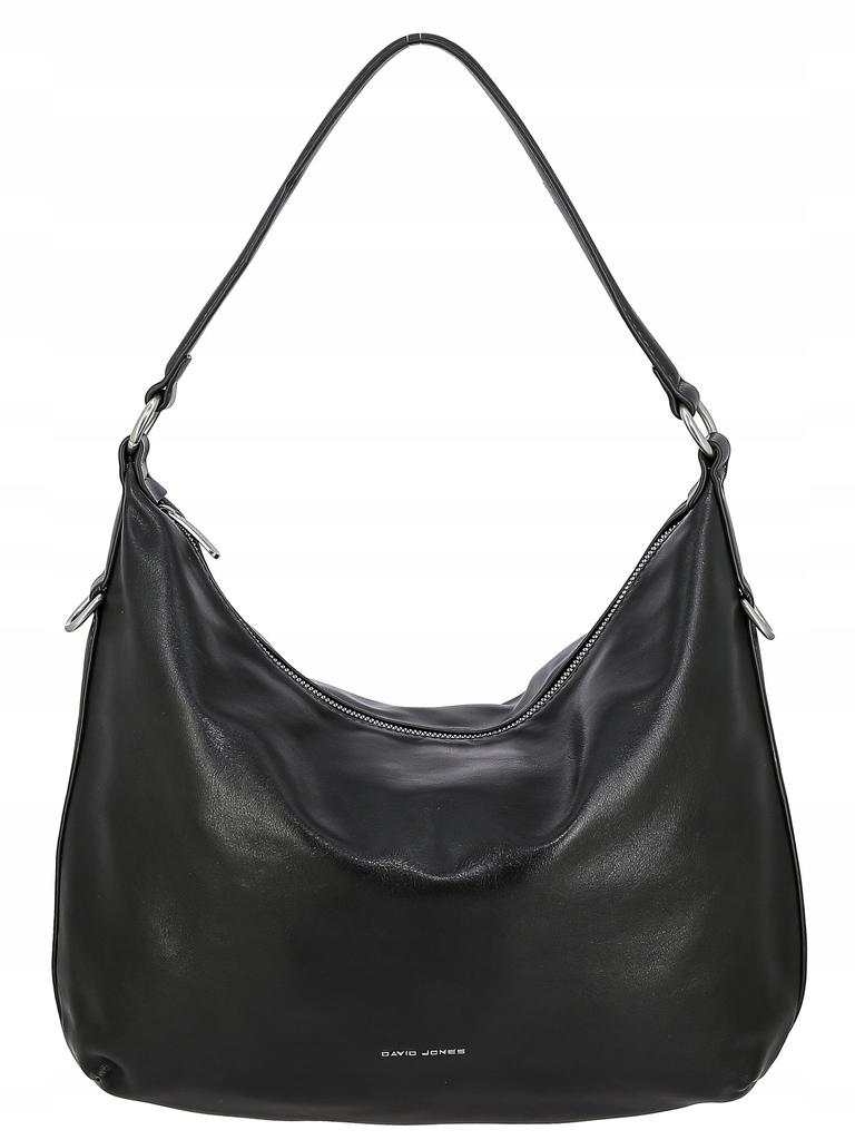 David Jones women's shoulder bag, eco-leather, black