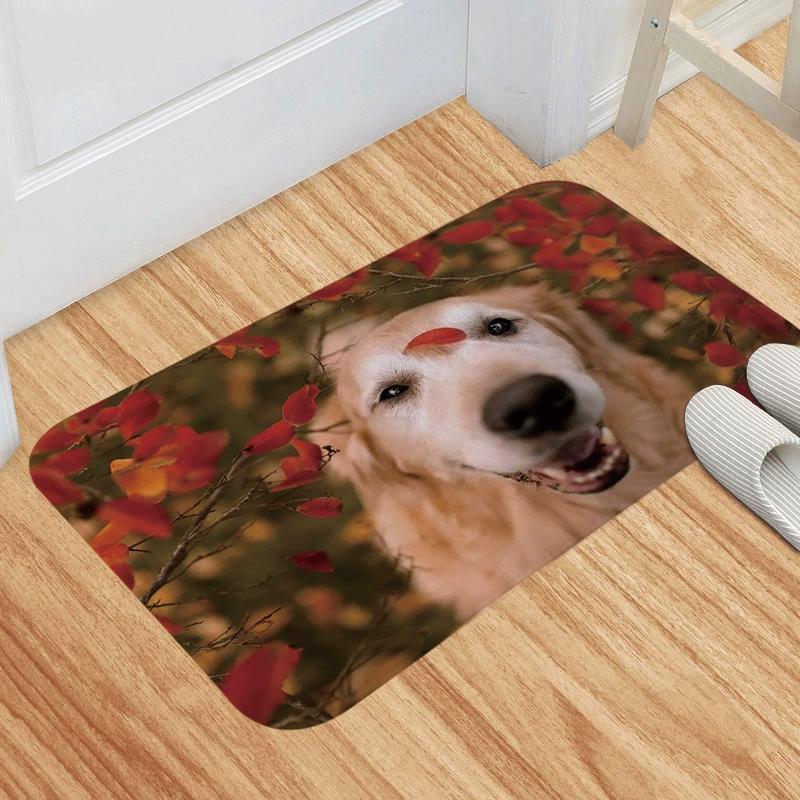 

1pcs Creative Cartoon 3D Dinosaur Wolf Pattern Series Mats New Fashion Simulation Animal Printed Bathroom Anti Slip Carpet 40cmx60cm