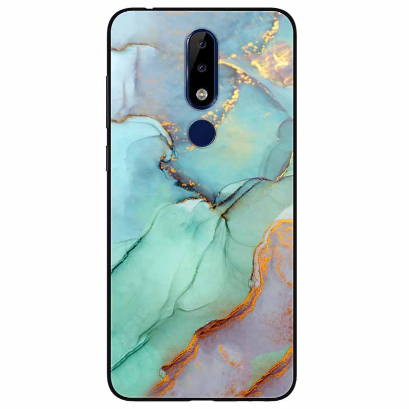 For Nokia 5.1 Plus Case Soft Silicone Cartoon Fashion TPU Phone Cases for Nokia X5 Cover 5.1Plus Cute for NokiaX5 Protective