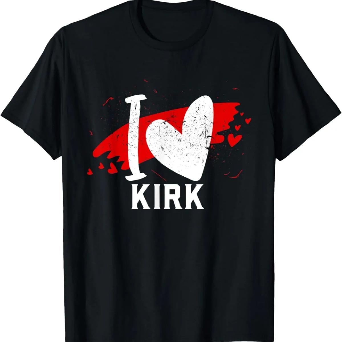 I Love KIRK T-Shirt I Heart KIRK T-Shirt XXXXXL разноцветный