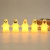 Glowing Plastic Ghostly Lamp Ornamentation Easy Hanging Light Design Safe For Kids Holiday homes Decoration Garden Display
