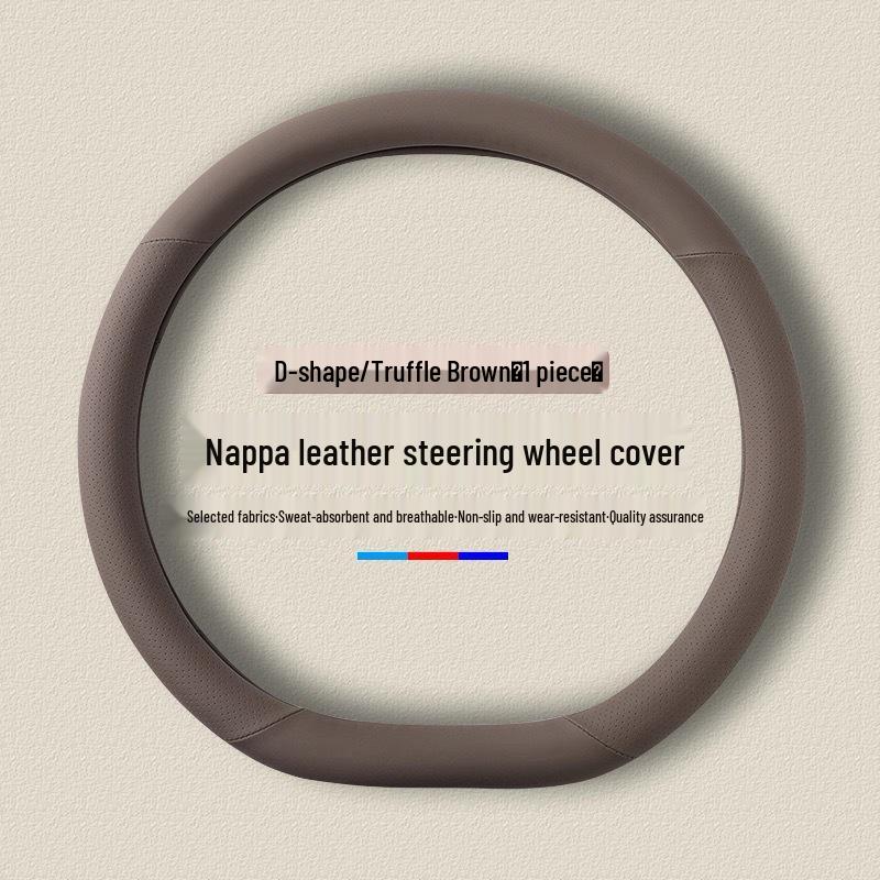 Genuine Leather Steering Wheel Cover for 2024 Z9gt & 2025 Denza D9 (N7/N8) Car Accessories