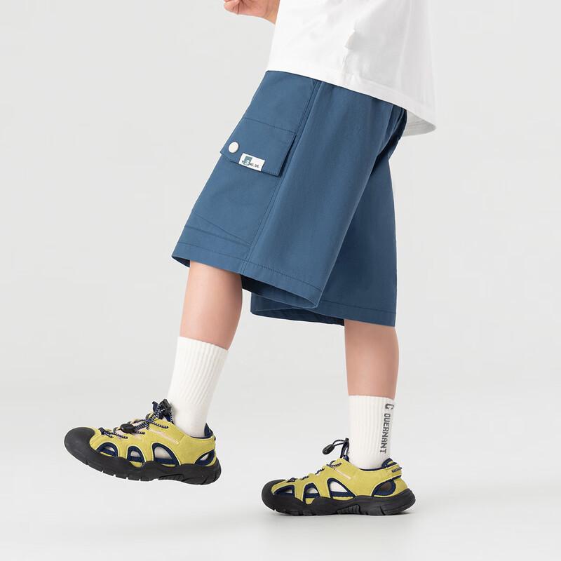 Boy's Washed Cotton Cargo Shorts