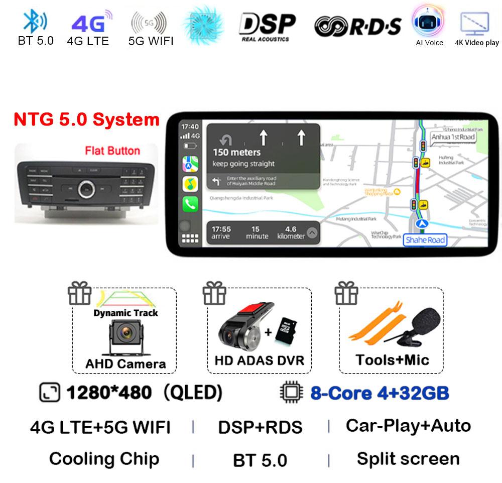 10.25" Android 14 Stereo For Mercedes Benz C Class W205 / GLC-Class X253 / V-Class W446 2014 -2018 Car Radio GPS Multimedia Auto