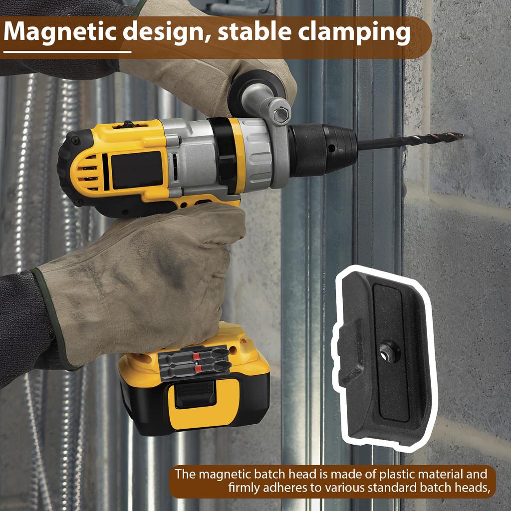 2 Sets Tools Belt Clip Magnetic Bit Holder Replacement Hooks Clips, Power Tools Belt Buckle AccessoriesTool for Impact Drills