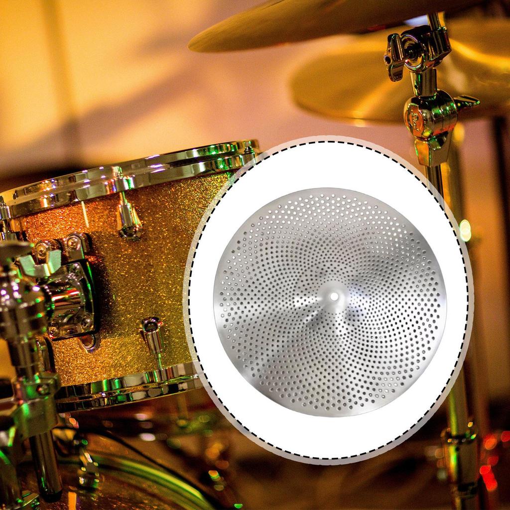 Cymbal for Low Volume Drumming Alloy Material, Essential Drum Component Beginners