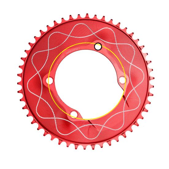 Motor Sprocket Heavy Duty Aluminum Alloy Chainring 40T To 58T Waterproof Rustproof Tooth Disc Replacement for Road Bike