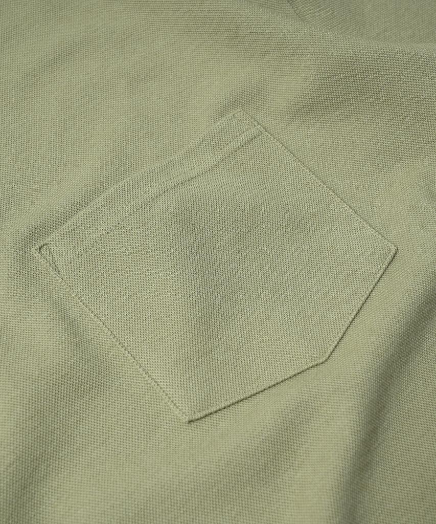 FRIZMWORKS Collar Layered Pique Shirt _ Light Khaki