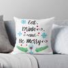 Merry Christmas Decoration Home Pillowcase Cushion Cover Holiday 40X40Cm Modern Living Room Sofa Bed Autumn Hat White
