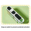 Portable Pill Box 4 Compartments Transparent Pill Case Travel Pill Organizer Tablet Dispenser with Slider Lock