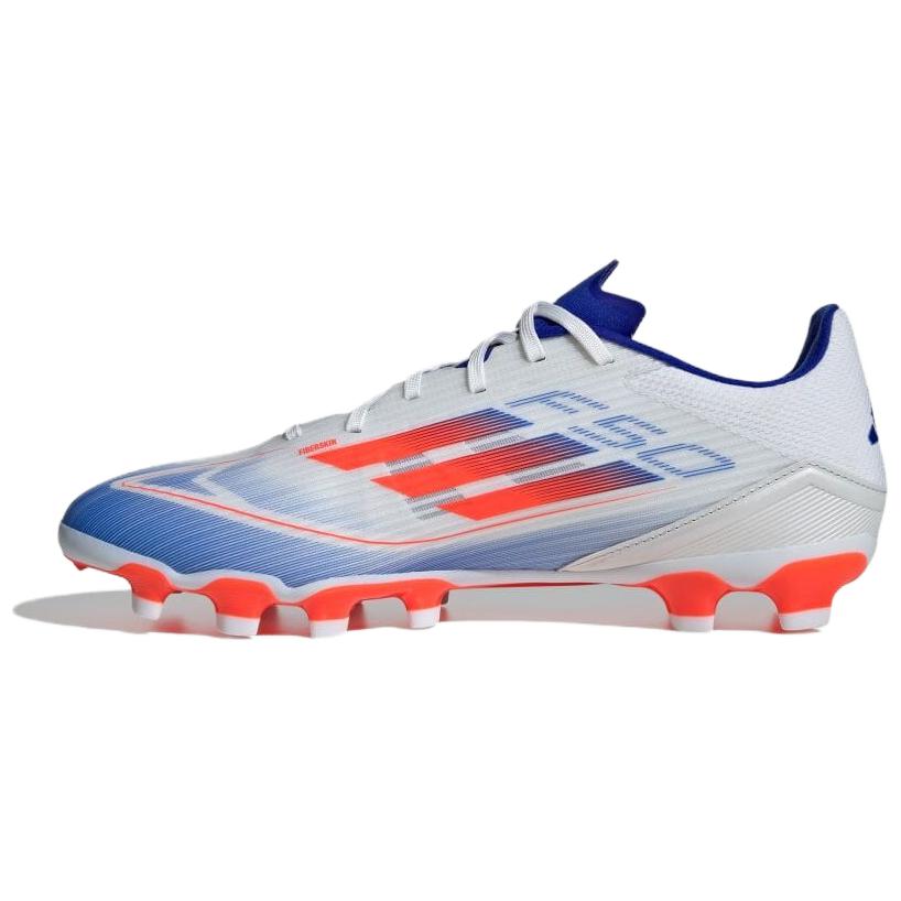 Adidas F50 League Comfortable Versatile MG (Rubber Short Studs) Artificial Grass Football Shoes Men Football Shoes White Red Blue IF1341