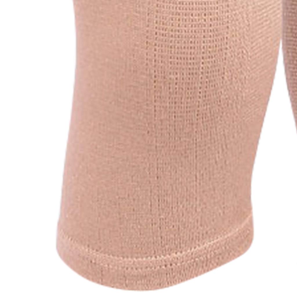 Knee Compression Sleeve Chemical Fiber Elastic Warm Knee Support Accessory for Outdoor Mountaineering Biking Running