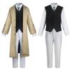 Homchee Trends Cos Detective Dazai Osamu Cosplay Costume Dazai Outfits Full Set for Adult Anime Expo Comic Con