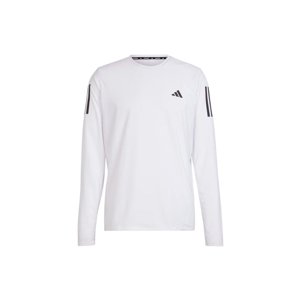 Adidas Own The Run Long Sleeve Tee White Men Streetwear IK7432