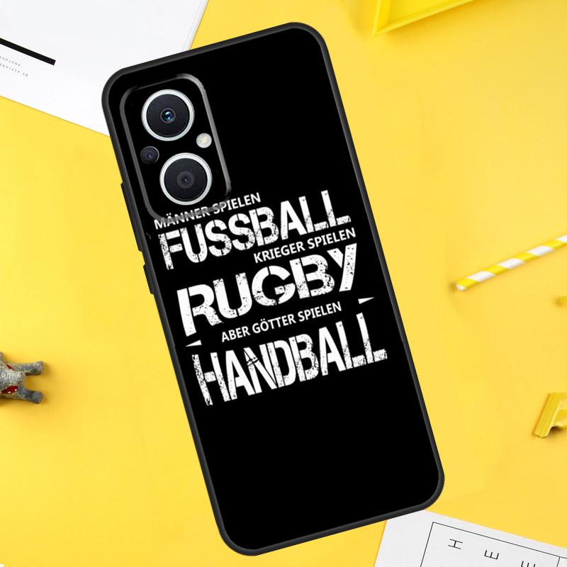 Play Handball Quotes For OPPO Reno 14 13 12 11 10 Pro 8T 11F 12F 13F 14F 7 8 Lite OPPO Find X9 X8 X6 X5 Pro Case