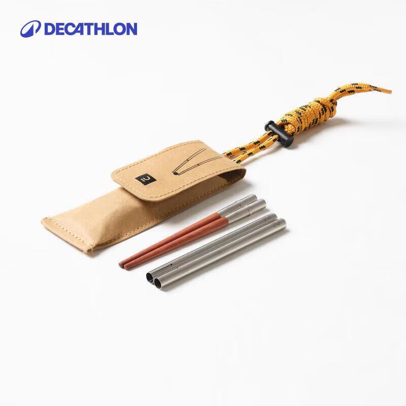 

Decathlon Портативные складные палочки для еды из нержавеющей стали 304 One Size