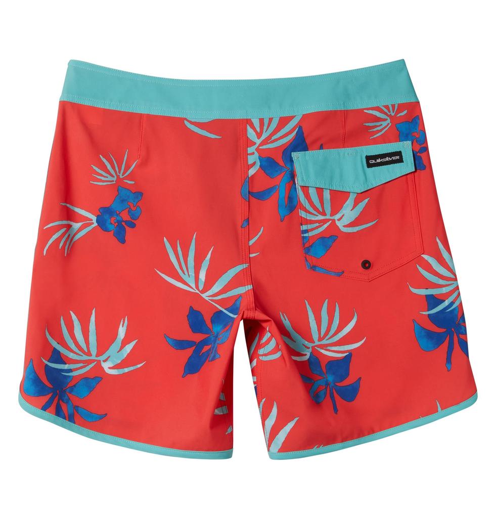 Quiksilver Men's All-Over Print 4-Way Stretch Water-Repellent Board Shorts (AQYBS03630 RMC6)