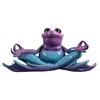 Meditation Frog Statue Sitting Frog Figurine Resin Animal Sculpture Indoor Outdoor Garden Desktop Decoration Ornament