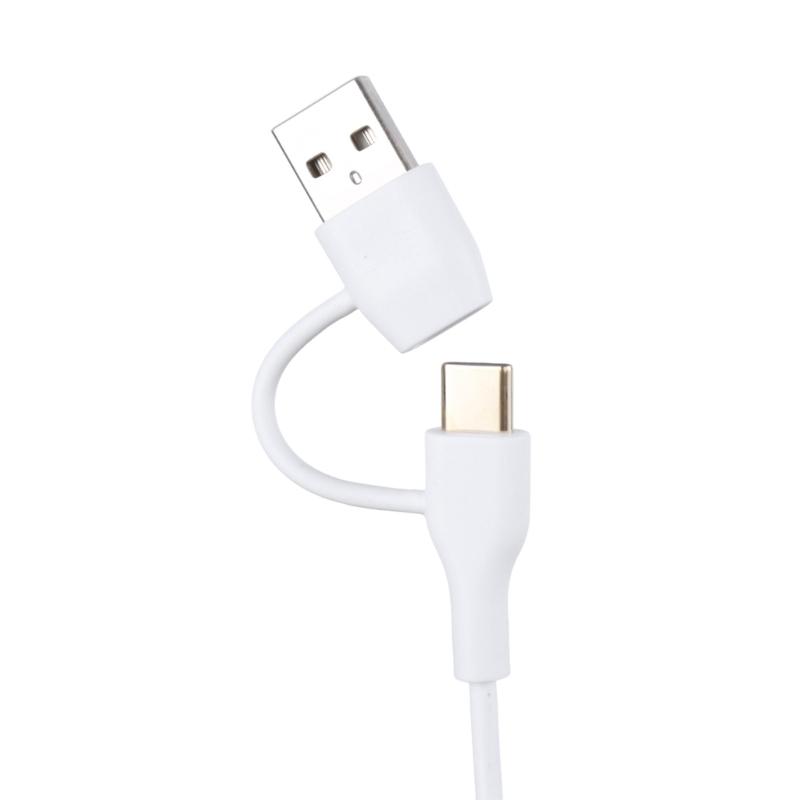 Type C USB to Double Type C+Micro USB+ Watch Charger Cable for Cellphone Tablet Watch Multi Charging Cable