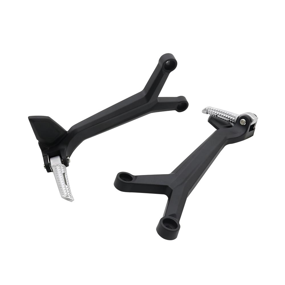 For TRIDENT660 Trident 660 2021-2025 Motorcycle Rear Footpegs Kit Foot Rest Bracket Full Set 2021 2022 2023 2024 2025