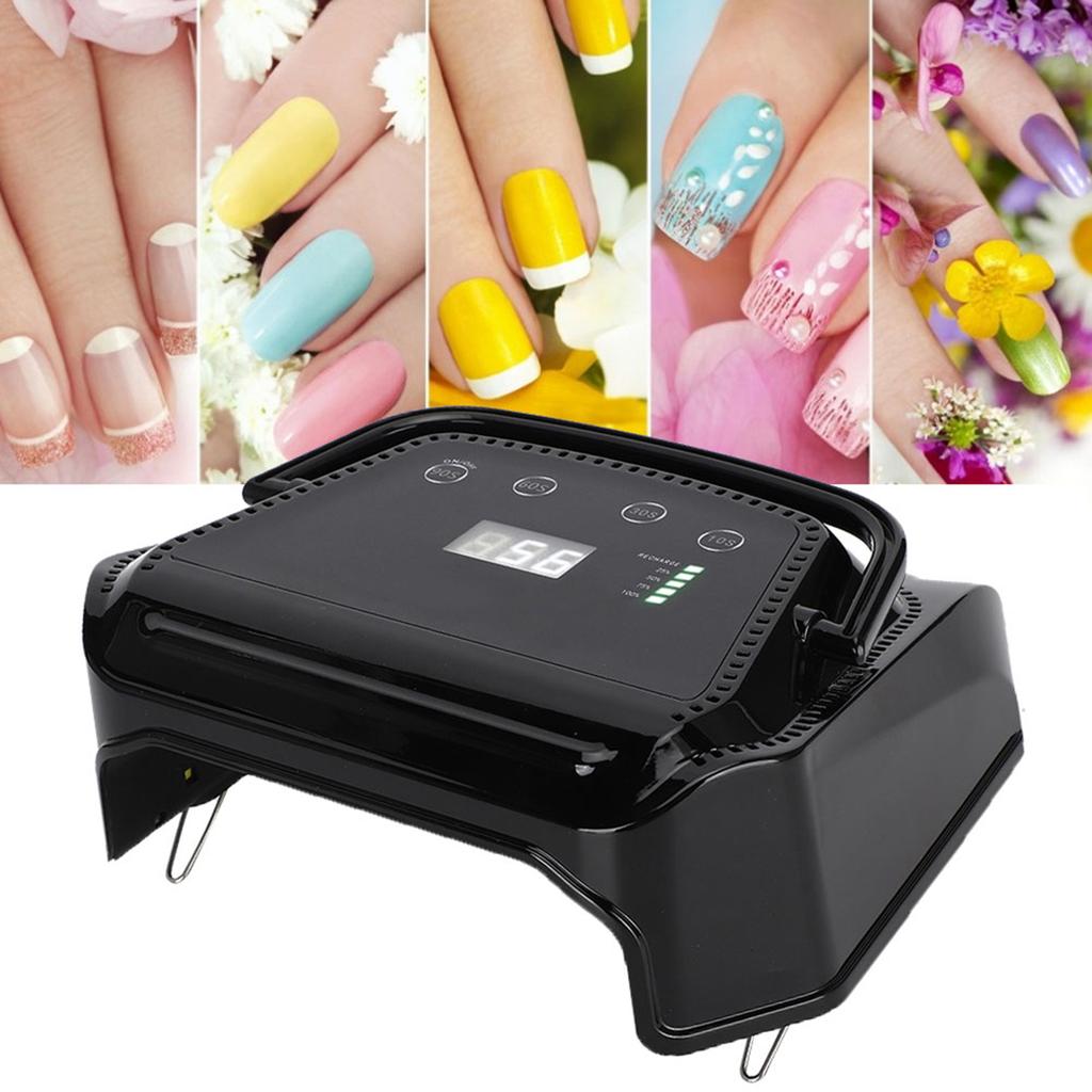 36W Nail Gel Curing Light Rechargeable LED Digital Display Nail Polish Nail Gel Drying Light