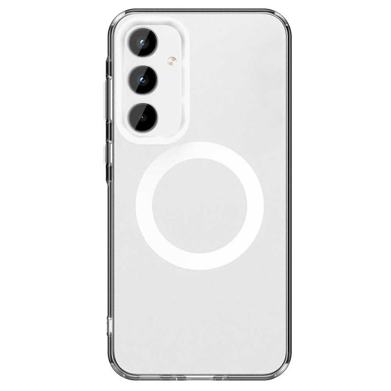 For Samsung Galaxy A55 Case Magsafe Wireless Charging Cover Samsung Galaxy A15 A25 A35 A55 5G Case Shockproof Matte TPU Bumper