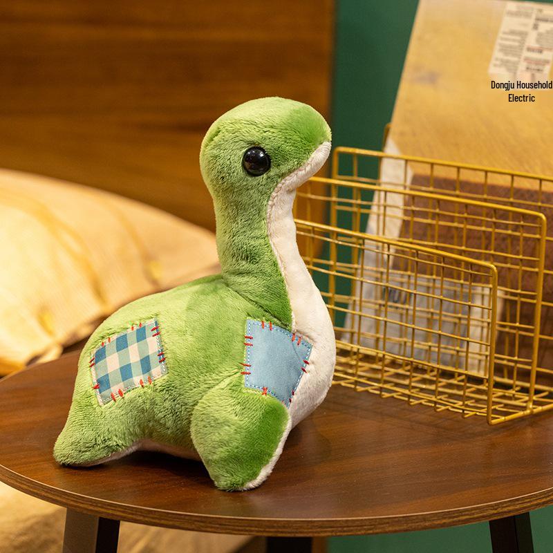 Loch Ness Monster Plush Doll Toy Pillow Ornament for Kids 25 cm зелёный