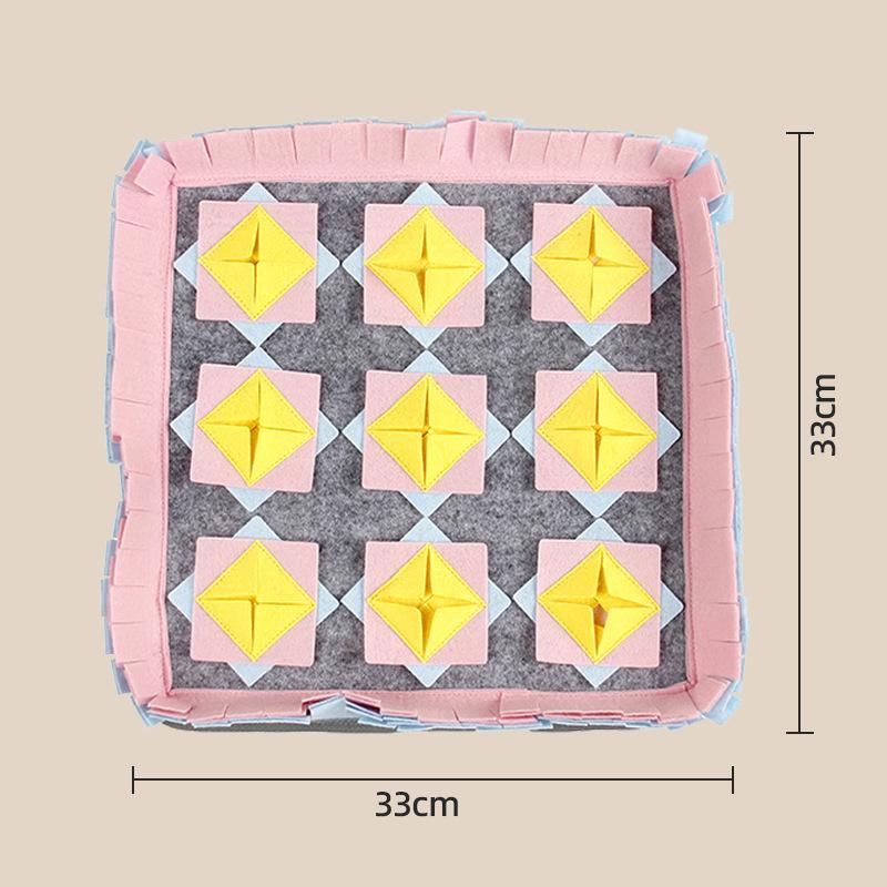 Pet Snuffle Mat: Dog & Cat Boredom Buster, Sniffing Toy, Energy Exertion, Slow Feeder, Enrichment Mat.