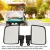 Golf Cart Mirrors 2 Pack Side View Mirror Golf Cart Rearview Mirror for Club Car for EZGO