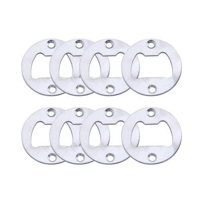 Polished With Milling Holes Round DIY 40mm Gadgets Kitchen Tool Hardware Parts Bottle Opener Insert