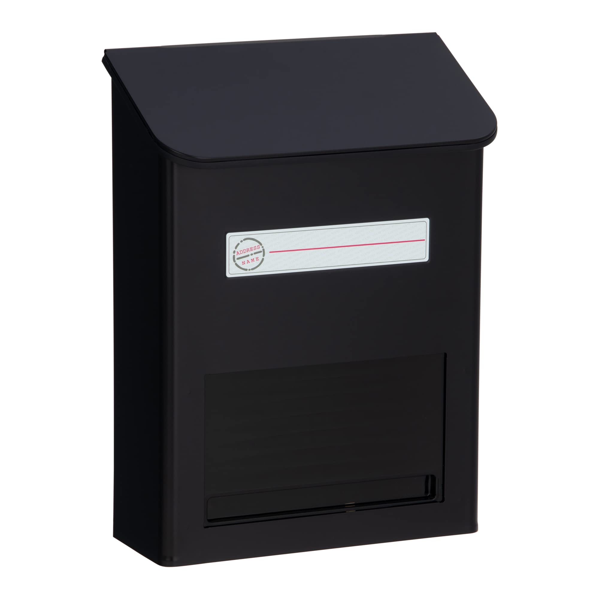 

Green Life Wall-Mounted Newspaper Holder [Made in Japan] Steel (Width 25.5 x Depth 12.0 x Height 33.5 cm) Stylish Matte Black FH-20(MBK)