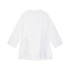 Less 2026 Spring Ruffle Collar Loose Straight Long Sleeve Shirt