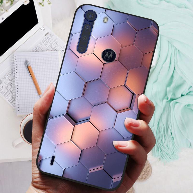 For Motorola One Fusion Case Black Bumper Soft Silicone Cover For Moto One Fusion Plus Phone Cases OneFusion Fusion+ Funda Shell