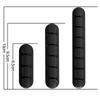 Organiseur de câbles en silicone, enrouleur de câbles USB, organiseur de bureau, clips de rangement, support de câbles pour souris, casque, fil