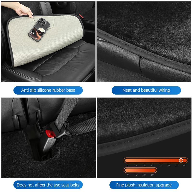 Car Seat Cover Winter Warmth Plush Auto Cushion Accessories For Honda Civic Fit Jazz Accord Pilot CRV Odyssey Passport City HRV