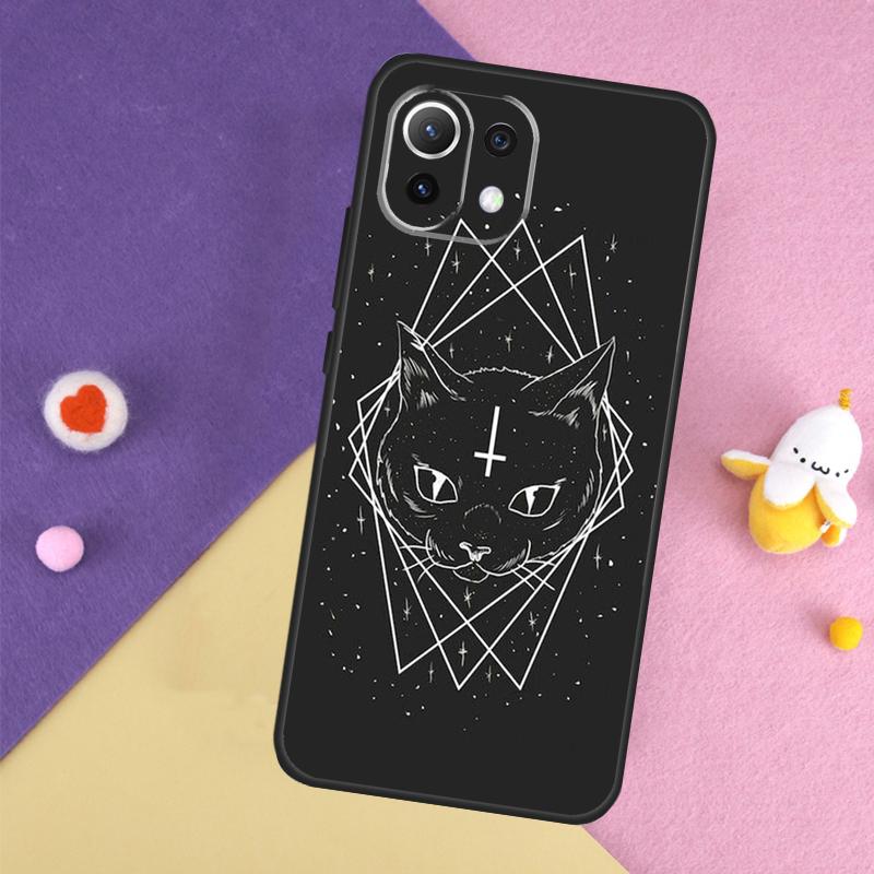 Witchcraft Witch Cat Case For Xiaomi 13 14 15 Ultra 11T 12T 13T 14T Pro POCO X7 Pro X3 X5 X6 F5 F6 M6 Pro Cover