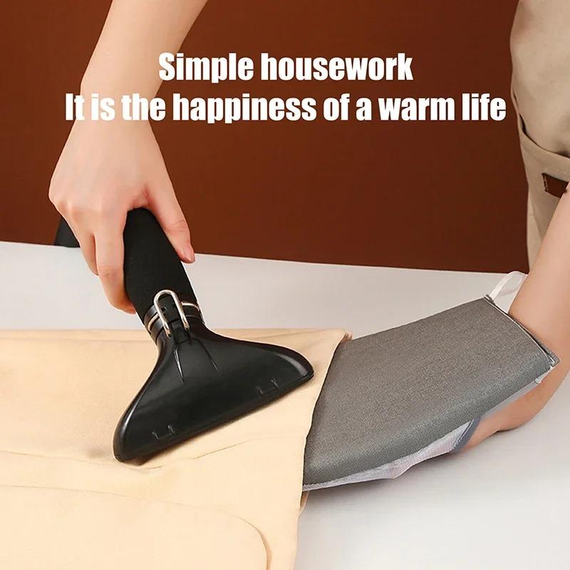 Mănuși Noi de Mână Rezistente la Căldură, Pad de Călcat, Mănușă de Călcat, Mănușă Impermeabilă Anti-Abur, Mănușă pentru Aburizator de Haine, Mănuși Portabile de Călcat