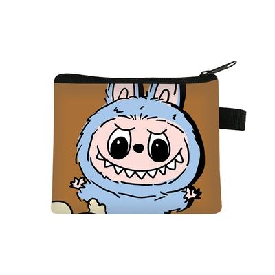 New Labubu Children's Coin Purse Student Cartoon Bag Trendy Mini Storage Bag KTY