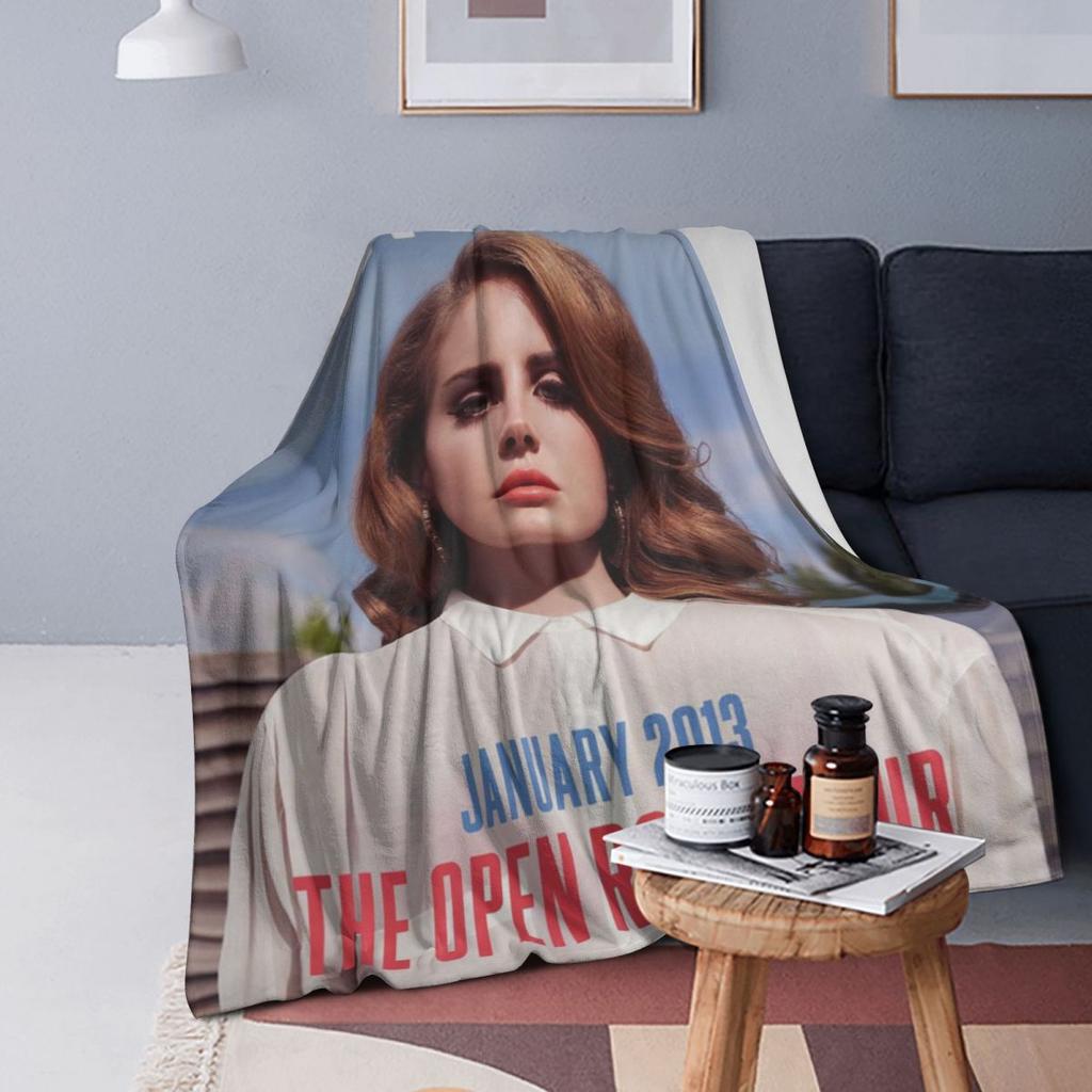 Lana Del Rey Blankets Soft Warm Flannel Throw Blanket Bedspread for Bed Living room Picnic Travel Home Sofa