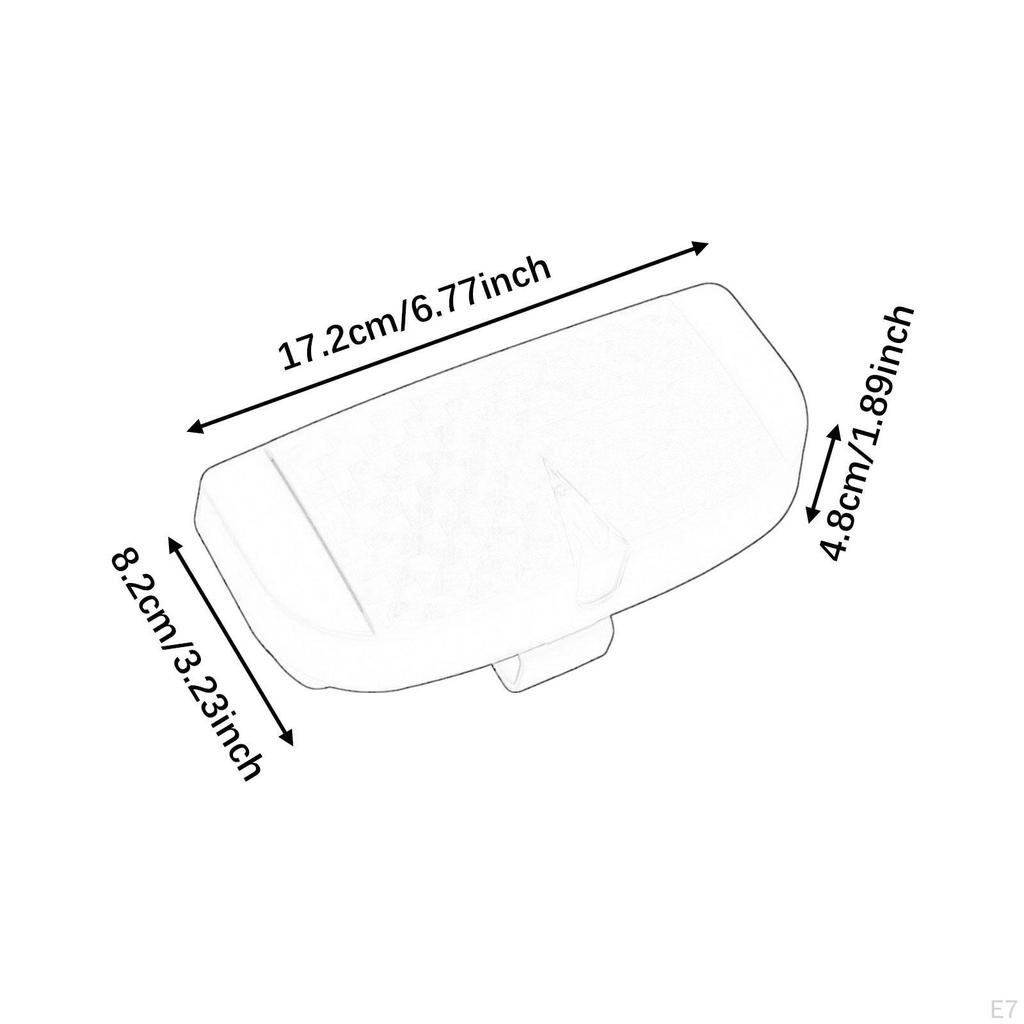 Automotive Eyewear Storage for Sun Visor, Glasses Organizer Car