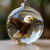 Weihnachtsvogel Acryl Ornamente 2D Kardinäle Tier Baumschmuck Handgefertigt Feiertag