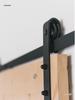 Sliding Barn Door Hardware Kit with Track and Accessories