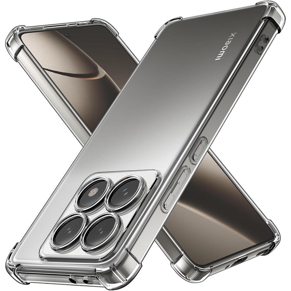 Průhledný nárazuvzdorný silikonový měkký obal pro Xiaomi 12 12X 12T 13 Lite 13T Mi 14 14T Pro MI 15 Pro Průhledný ultratenký zadní kryt