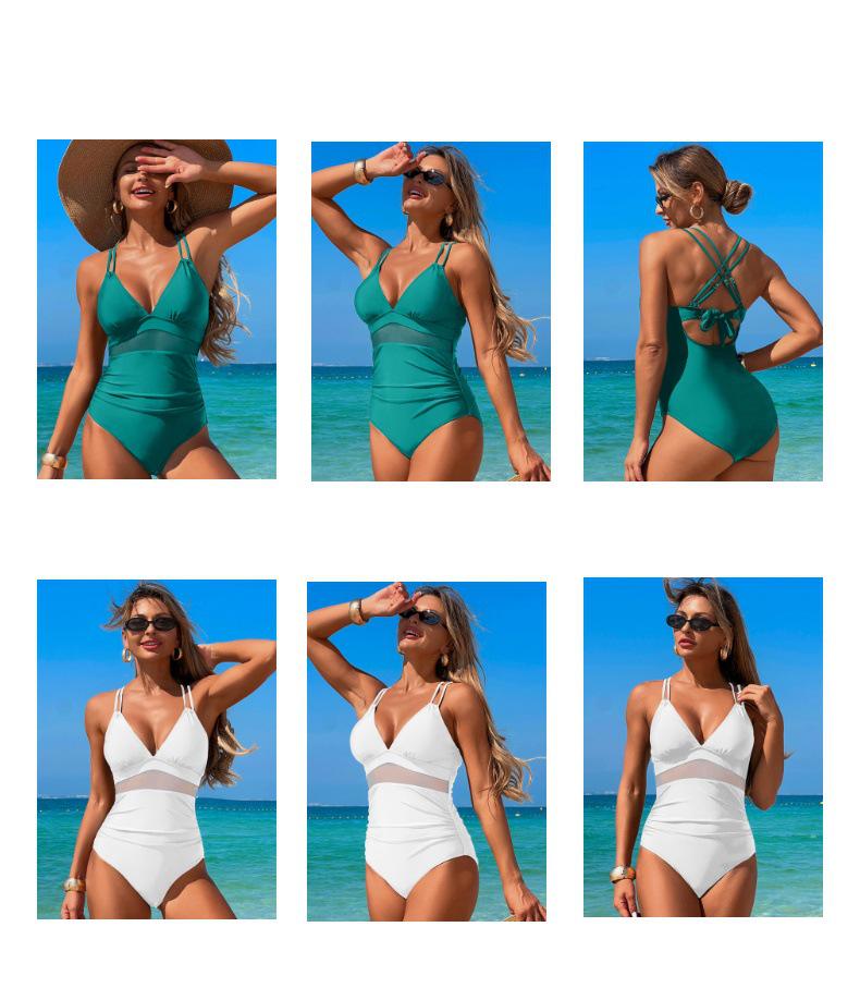 2026 European & American Style High-End Women's One-Piece Swimsuit - In Stock, New Hot Spring Collection